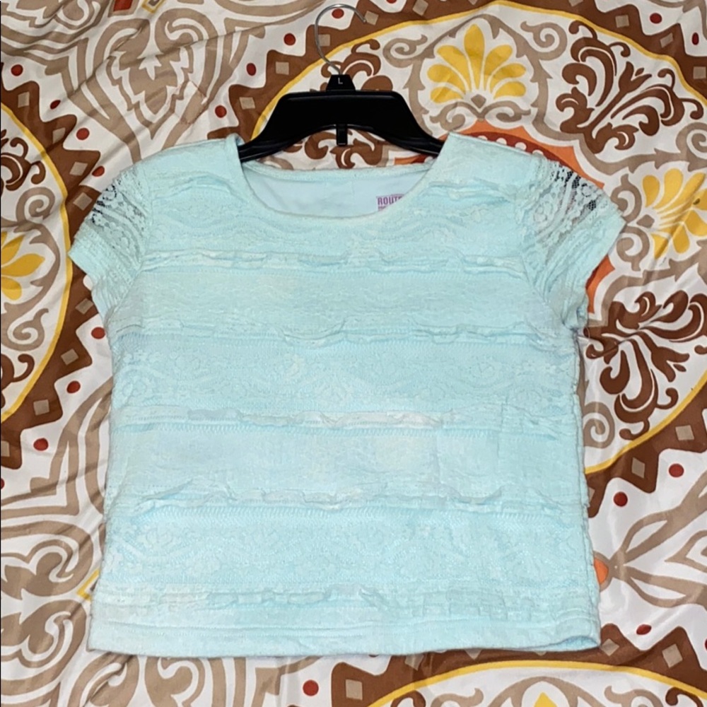 Light Blue Shirt with Detail